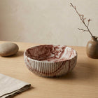 Minimalist Ribbed Bowl – side view