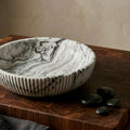 Minimalist Ribbed Bowl – lifestyle view