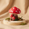 Mushroom Soy Candle Hand-Painted With Non Toxic Paint