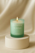Citrus Lavender Floral Candle – Natural & Non-Toxic soy wax candle — unlit display