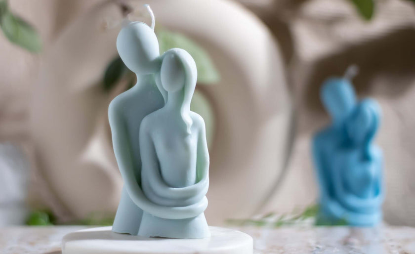 Natural soy votive candle with therapeutic essential oils, romantic gift for couples, eco friendly clean burning candle