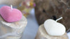 Non-toxic soy candles shaped like hearts, decorative and safe to use as wax melts