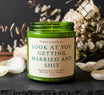 Personalized Engagement Candle Gift – Custom Soy Wax