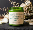 Personalized Engagement Candle Gifts