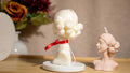 Large Lady with Flowers Soy Wax Sculptural Candle - Femin — detail view