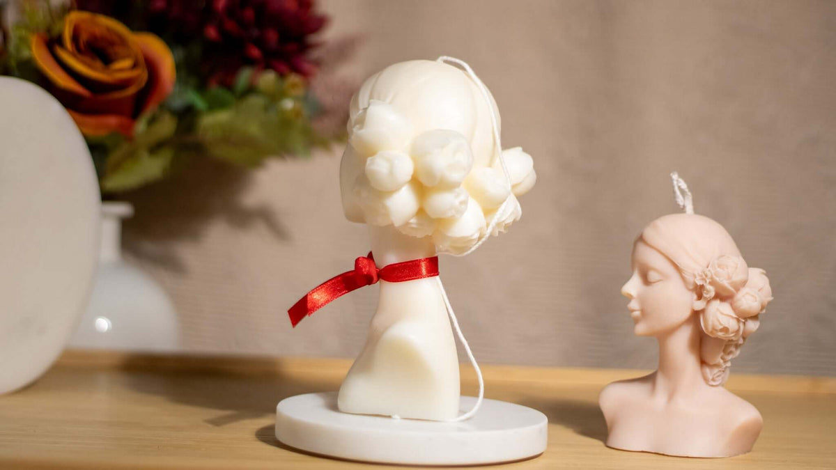large-lady-with-flowers-candle-handmade-soy-wax-sculpture-feminine-floral-candle-art-unique-gift-for-her-romantic-elegant-home-decor