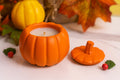 Pumpkin Spice Soy Candle in Ceramic Pumpkin Jar