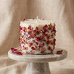 Rose Petal Soy Candle – front view