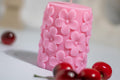 Sakura Pillar Candle: Cherry Blossom Scented Soy Wax Handmad – lifestyle view