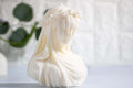 Extra Large Veiled Lady Sculptural Candle soy wax candle — packaging