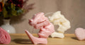 Sculptural candle inspired by love and closeness – non-toxic soy wax, designed for soft moments and decor.