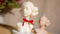 Large Lady with Flowers Soy Wax Sculptural Candle - Femin