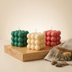 Soy Wax Bubble Bulk Candle: Cube Decor