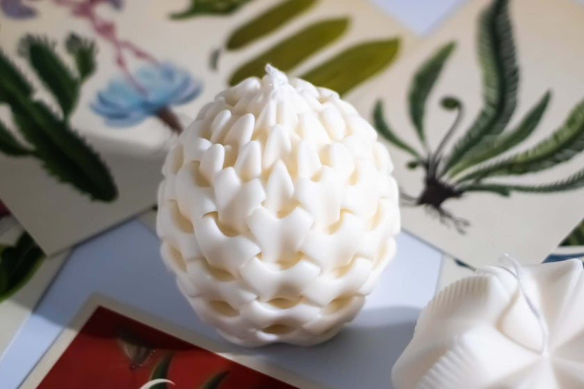 Special Bud candle emitting a warm, soothing glow