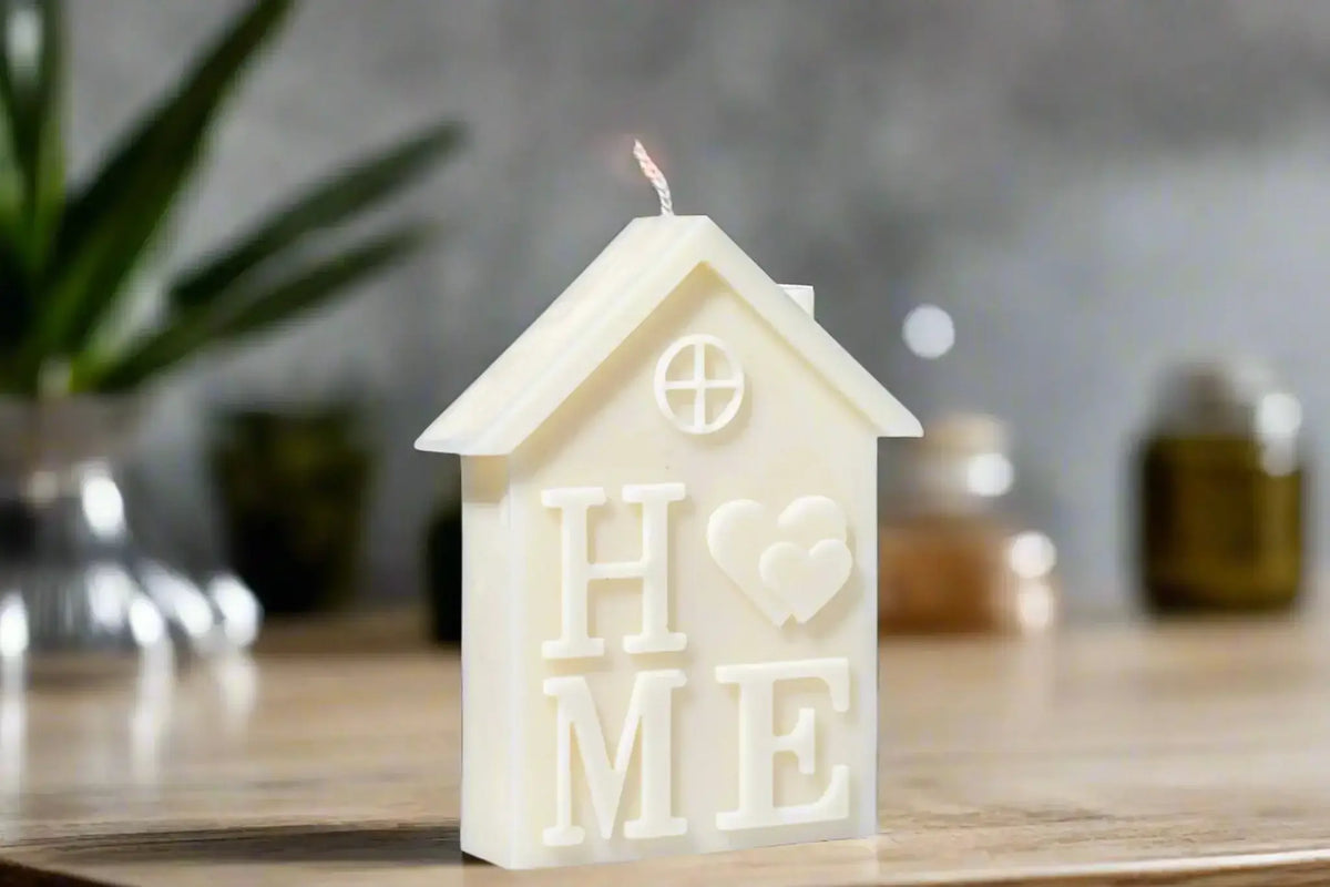 Sweet Home new home candle – handcrafted soy wax gift.