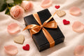 Teddy Bear Candle: Heart-Shaped Soy Wax Valentine's Gift - G – side view
