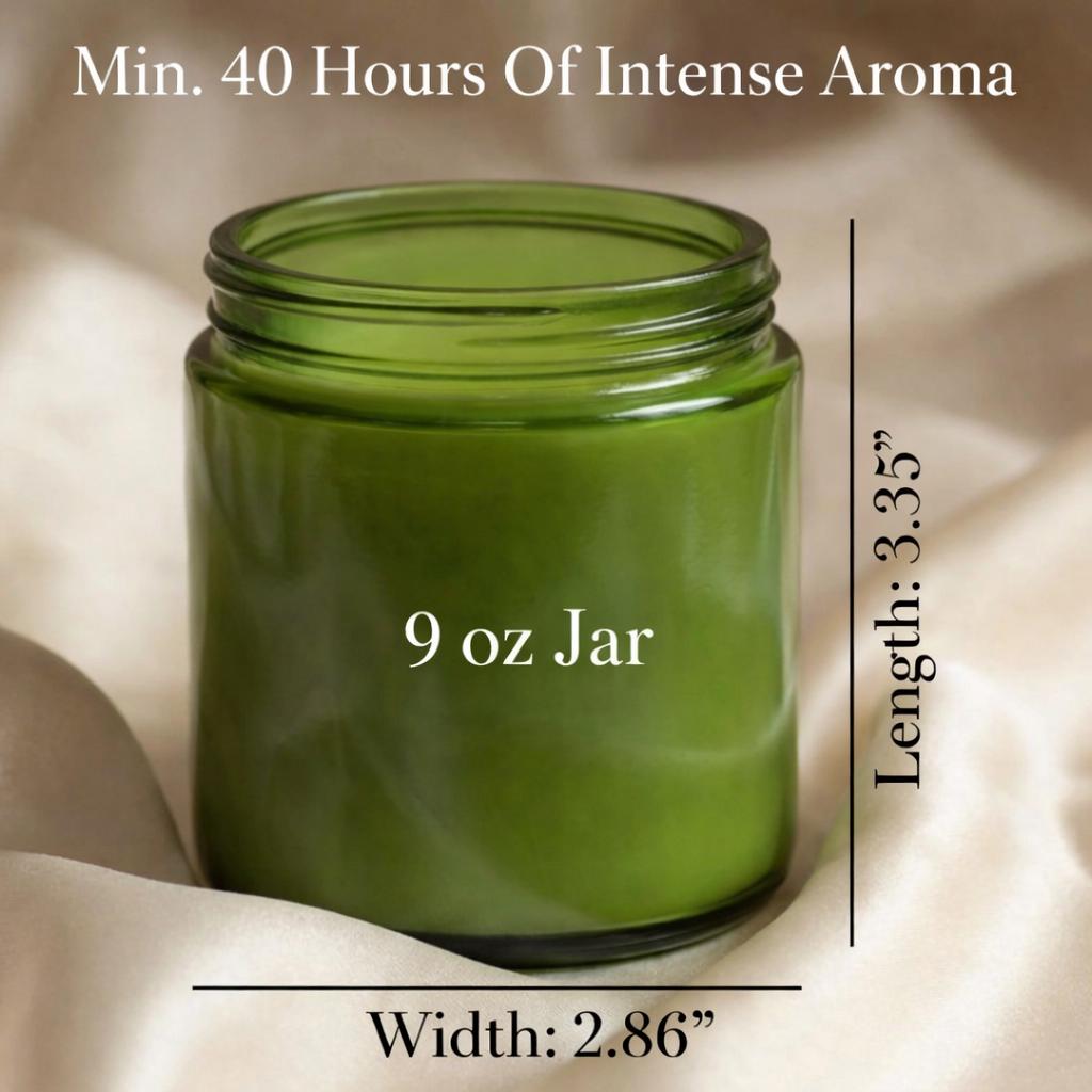 Tomato Leaf & Basil Vegan Soy Wax Wickless Candle