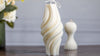 Twisted Sculptural Candle Close-Up – Clean Burning Soy Wax Design


