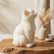 cute cat candle, handmade soy candle, adorable animal candle, sculptural candle, decorative candle, woodland animal candle, natural soy wax candle, eco friendly candle, gift for cat lovers, gift for her candle