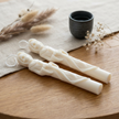 Grim Reaper Sculptural Soy Wax Taper Candle — Gothic Halloween Decor, Spooky Home & Altar Candle