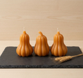 Large Pumpkin Shaped Soy Wax Candle — Sculptural Fall Decor, Thanksgiving & Halloween Centerpiece
