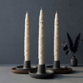 Mummy Taper Candle — Halloween Sculptural Soy Wax Candle, Spooky Home Decor & Halloween Gift