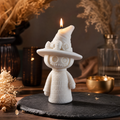 Scarecrow soy wax candle for Halloween fall decor