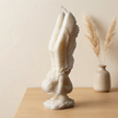 Angel Wings Candle soy wax candle — side view