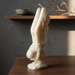 Angel Wings Candle soy wax candle — unlit display