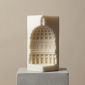 Capitol Architecture Column Sculptural Votive Candle soy wax candle — detail view