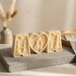 mom-letter-soy-candle-handcrafted-word-candle-with-mam-option-thoughtful-gift-for-mom-unique-home-decor-accent-for-special-occasions - lit candle