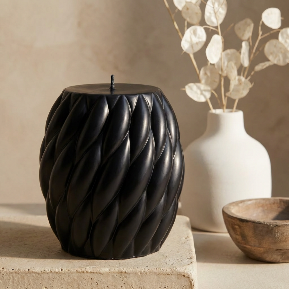 large-twisted-geometric-swirl-candle-sculptural-statement-piece-for-modern-home-decor-unique-gift-for-mom-and-design-lovers