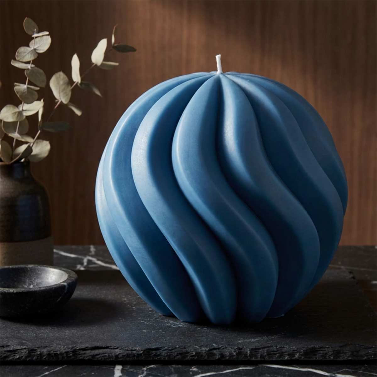 large-swirl-sphere-candle-sculptural-soy-wax-candle-modern-home-decor-aesthetic-shaped-candle-unique-gift-for-her