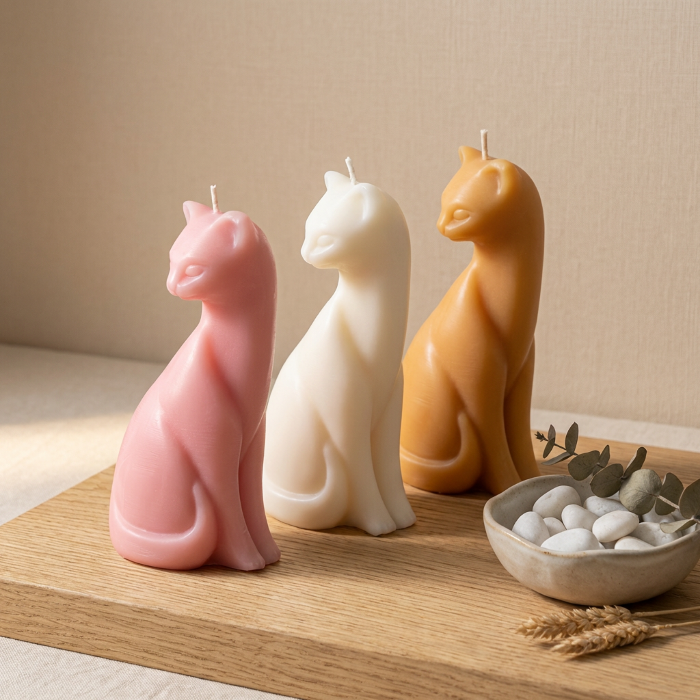 Artisan Cat Candle - Gift for Cat Lovers soy wax candle