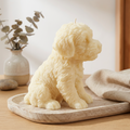 Handmade Dog Candle – Sculptural Decorative Soy Candle, G soy wax candle — side view