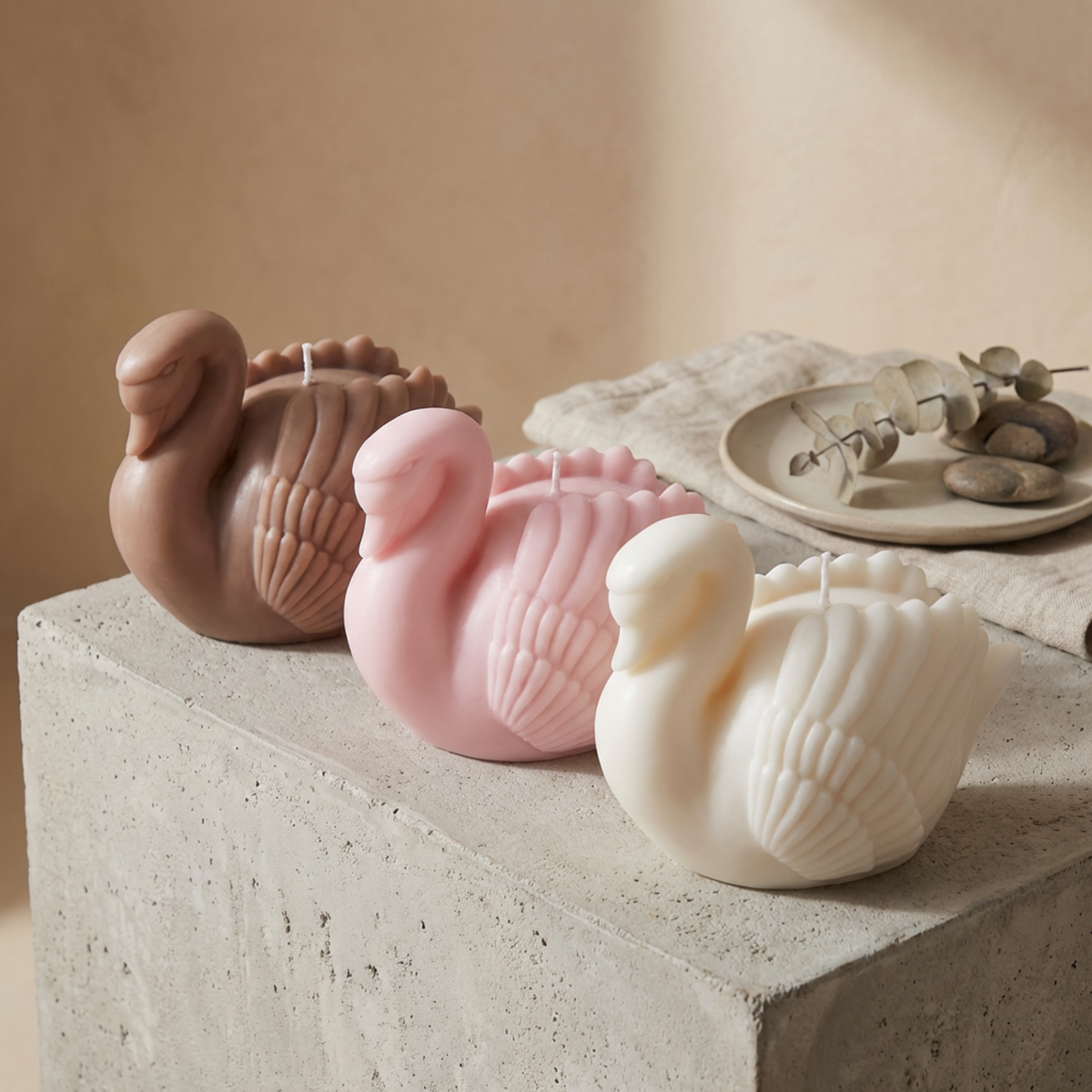 swan candle decor, elegant swan candle, swan sculpture candle, animal decor candle, sculptural candle, wedding decor candle, chic home candle, aesthetic decor candle, handmade candle, decorative candle, mother gift candle