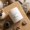 Cupid Greek Mythology Soy Candle - Handmade Sculptural Decor soy wax candle — side view