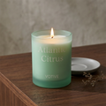 Citrus Lavender Floral Candle – Natural & Non-Toxic soy wax candle — detail view