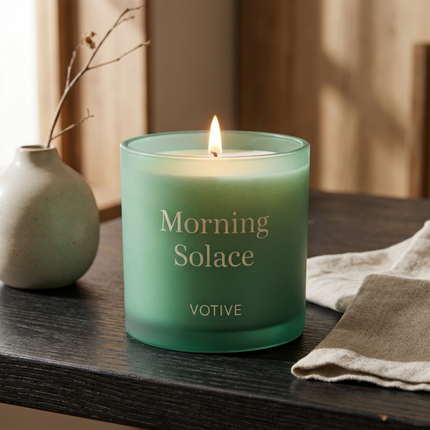 Morning Solace Candle — Citrus Non-Toxic Aromatherapy, 7.5 oz