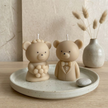 Bear Shaped Soy Wax Candle Favors — Baby Shower & Wedding Gifts, Handmade by Votive Candle Co