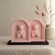 Teddy Bear Sculptural Soy Wax Candle — Vegan Nursery Decor, Baby Shower Gift, Aesthetic Home Decor