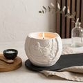 Santa's Sleigh Soy Wax Candle — Eco Resin Sculptural Christmas Decor