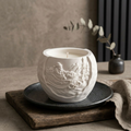 Santa's Sleigh Soy Wax Candle — Eco Resin Sculptural Christmas Decor