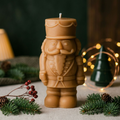 Nutcracker Christmas Candle — Large Sculptural Soy Wax Holiday Decor