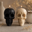 Skull Soy Wax Candle – Gothic Halloween Decor