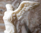 Winged Victory decorative candle – handcrafted sculptural piece.