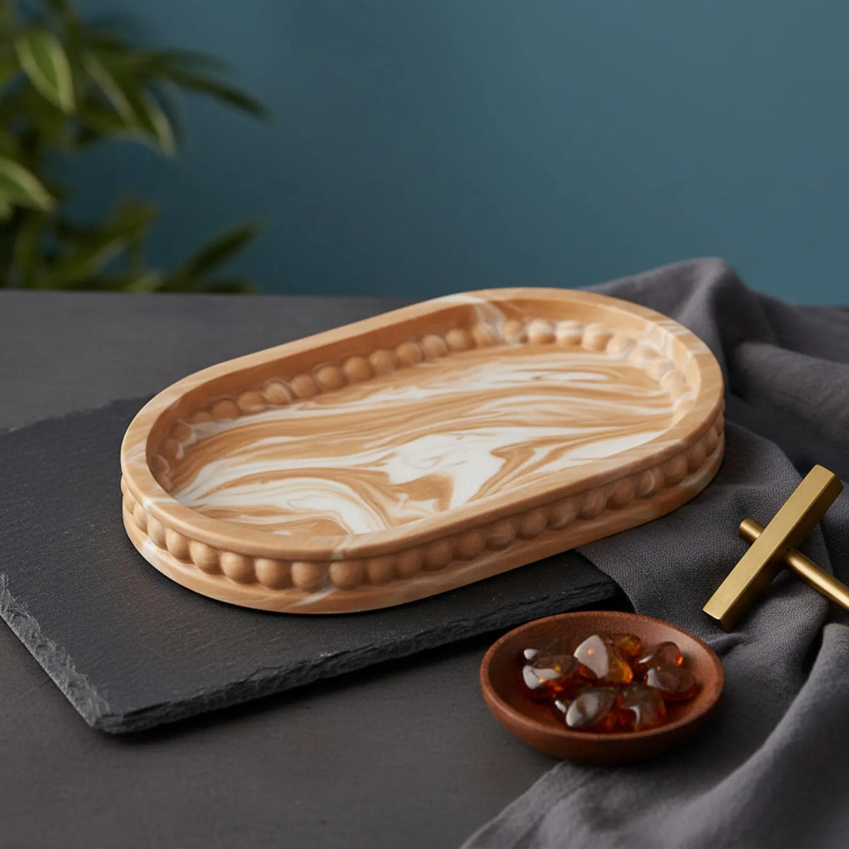 oval-concrete-marbled-tray-handmade-decorative-home-decor