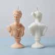Artemis Bust Candle – Greek Statue Soy Wax Sculpture Candle — detail view
