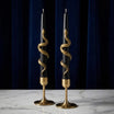 Snake Taper Candle, Sculptural Dinner Candles, Luxury Table Decor