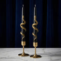 Snake Taper Candle, Sculptural Dinner Candles, Luxury Tab soy wax candle
